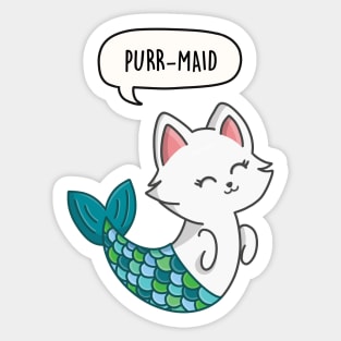 Purrmaid Sticker